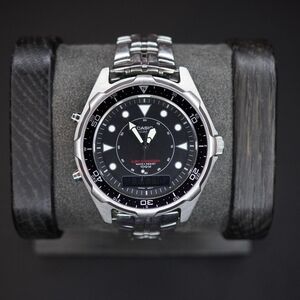 Casio AMW-320R Stainless Steels Black Dial Analog/Digital Watch